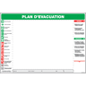 Fond de plan pour plan d'évacuation