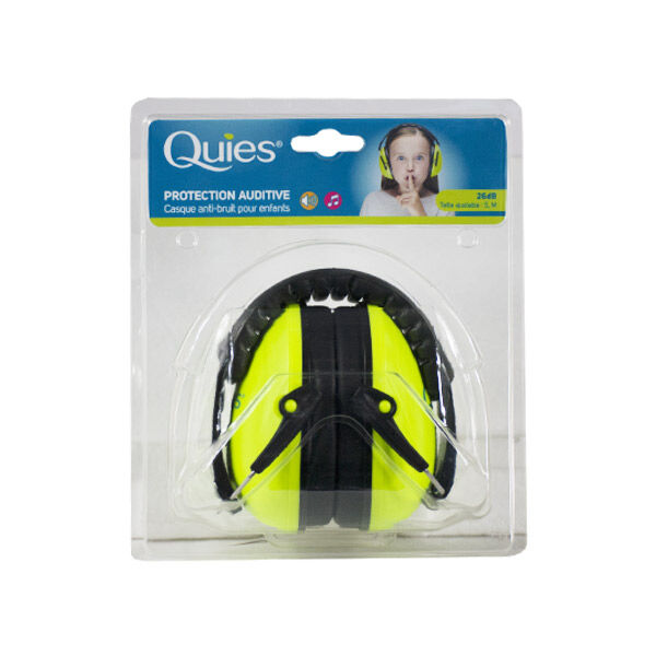 Quies Protection Auditive Casque Anti-Bruit Enfants Vert