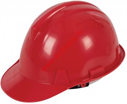 Silverline Casque de chantier Rouge