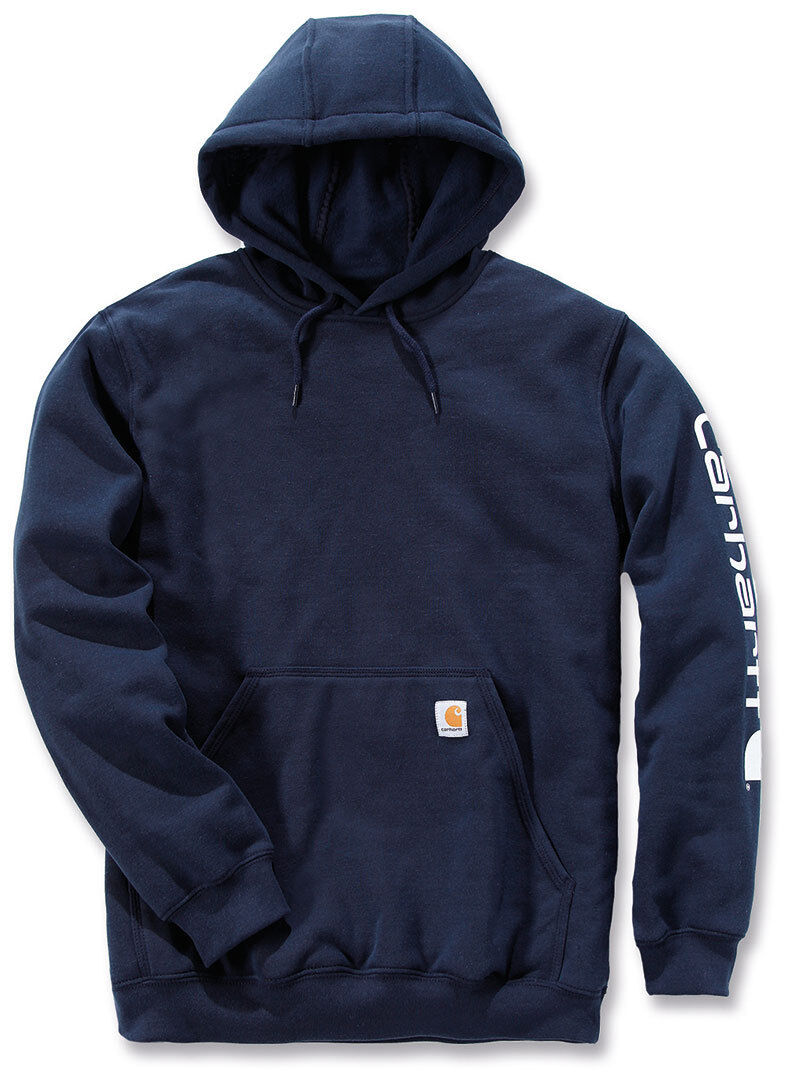 Carhartt Midweight Sleeve Logo Hoodie  - Blue