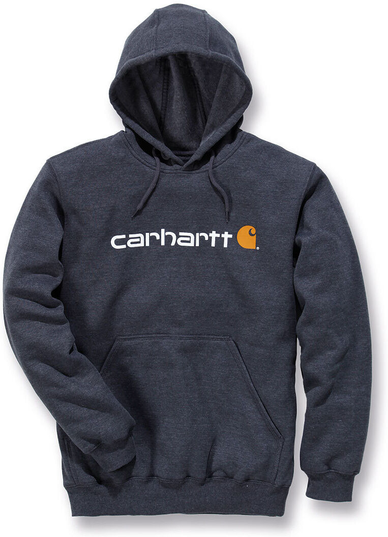 Carhartt Signature Logo Midweight Hoodie  - Grey