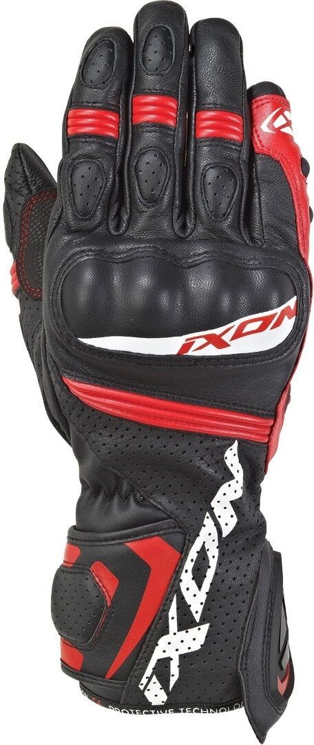 Ixon Rs Tempo Air Motorcycle Gloves  - Black Red