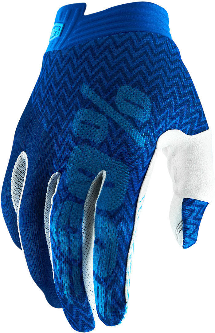 100% Itrack Gloves  - Blue
