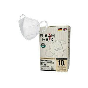 Flash Mask Maschera Protettiva Nera FFP2 10 Pezzi
