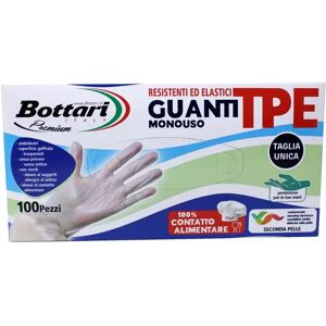 Bottari Guanti Monouso In TPE Taglia Unica 100 pz