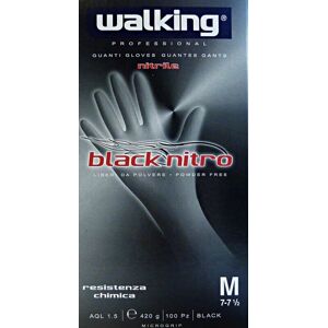 WALKING Guanti  Black Nitro 100 Pz M