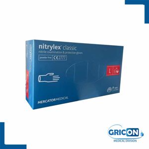 Mercator Guanti in Nitrile Nitrylex senza polvere - XL