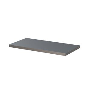 Piano di lavoro in acciaio inox SOGI ARR-TOP-M-D per arredo officina - per sistema modulare ARR-OFF - 915x466x36 mm