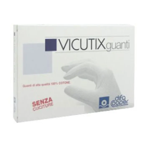 Difa Cooper Spa Difa Cooper - Vicutix Guanto Uso Dermatologico Taglia Small, 1 Pezzo - Guanto Riutilizzabile per Igiene e Cura della Pelle