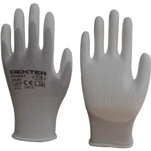 DEXTER Guanto  PU1101-WHITE in poliuretano Tg 7 1 paia