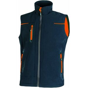 U-POWER Gilet da lavoro  Universe tg S blu navy arancione fluo