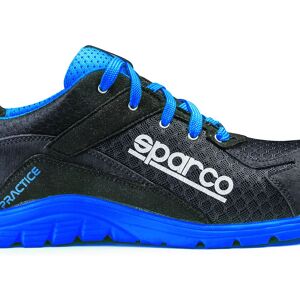 SPARCO Scarpe antinfortunistiche basse  Practice S1P n° 46 nero e azzurro