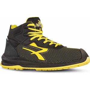 U-POWER Scarpe antinfortunistiche alte  Domingo S3 n° 39 nero e giallo