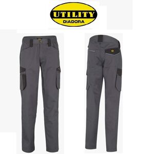 Pantalone Da Lavoro Diadora Utility Staff Winter Grigio Acciaio - 702.171659