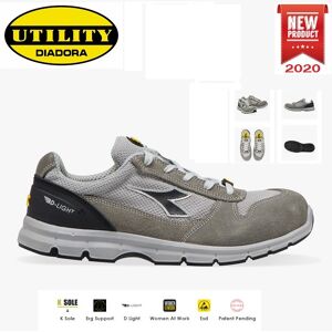 Scarpe Antinfortunistica Diadora Utility Run Text Low S1p Src Esd - Colore Grigio Chiaro/alluminio Cod. 701.175305