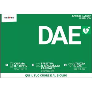 Pannello defibrillatore per teche a muro- 70&#215;100 cm &#8211; Forex