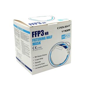 CedarMed Mascherine protettive FFP3 - bianche, 25 mascherine