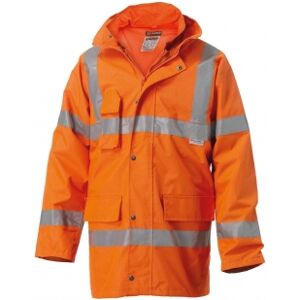 Siggi Workwear 100 Parka alta visibilità con corpetto incluso Classe 3 neutro o personalizzato