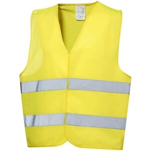 Gedshop 100 Gilet di sicurezza professionale Giallo Fluo neutro o personalizzato