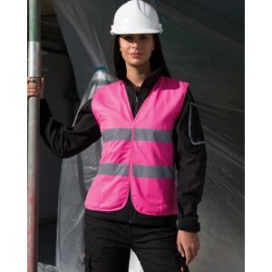 Result 100 Gilet donna Hi-Viz Safety neutro o personalizzato