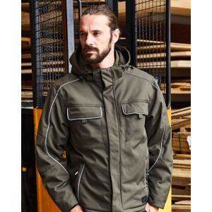 James & Nicholson 100 Giacca in softshell robusta e antivento neutro o personalizzato