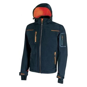 U-Power 100 Giacca Space in Softshell con membrana U-Tex neutro o personalizzato