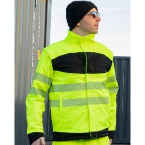 Korntex 100 Giacca softshell alta visibilità neutro o personalizzato