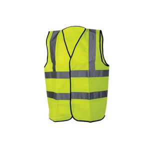 Silverline Gilet Alta Visibilità Taglia L (108-116 Cm) Classe 2 Ad Alta Visibilità Giallo Fluorescente