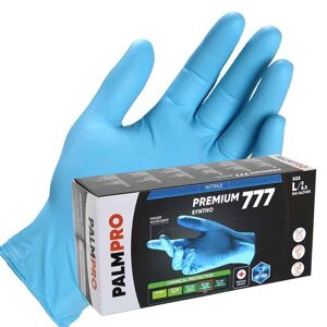 100 Guanti Nitrile Azzurro Icoguanti Palmpro Premium 777 Syntho