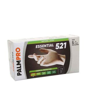 100 Guanti In Lattice Bianco Icoguanti Palmpro Essential 521 Taglia S 6-6,5