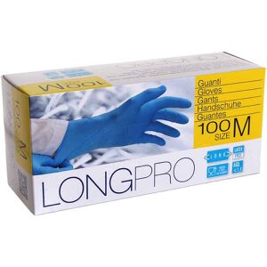 100 Guanti Nitrile Lunghi Icoguanti Long Pro Extra Resistenti M 7-7,5