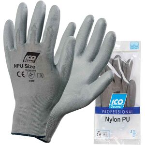 1 Paio Guanti Da Lavoro Riutilizzabili In Nylon Icoguanti Nylon Pu