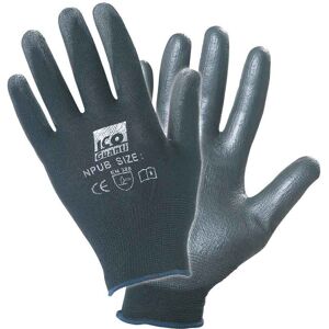 1 Paio Guanti Da Lavoro Riutilizzabili In Nylon Icoguanti Hi-Tact Pu Black Xl 9