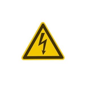ratioform Cart. pericolo “Pericolo di tensione elettrica”, Ø 100 mm, pellicola, autoades.