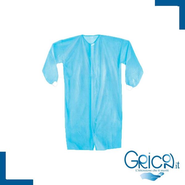 gricon camice monouso azzurro cat.3 in tnt - 55 gr/mq -