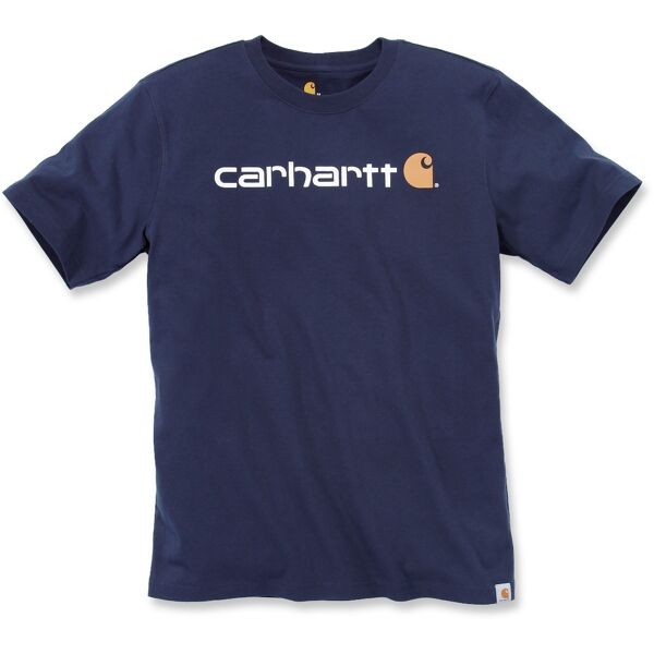 carhartt emea core logo workwear short sleeve maglietta blu xl