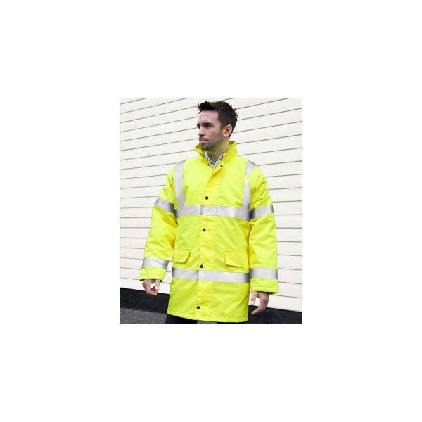 result safe-guard 100 giacca core hight viz motorway classe 3 neutro o personalizzato