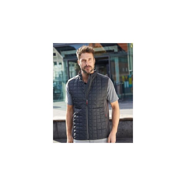 james & nicholson 100 gilet ibrido lavorato a maglia da uomo neutro o personalizzato