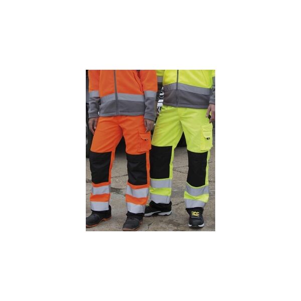 result safe-guard 100 pantaloni safety cargo classe 2 neutro o personalizzato
