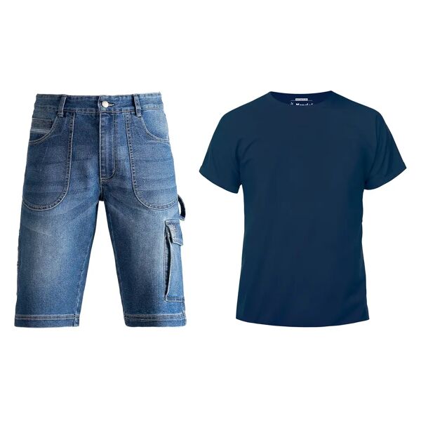 kapriol set  pantaloncini jeans e maglietta taglia xl