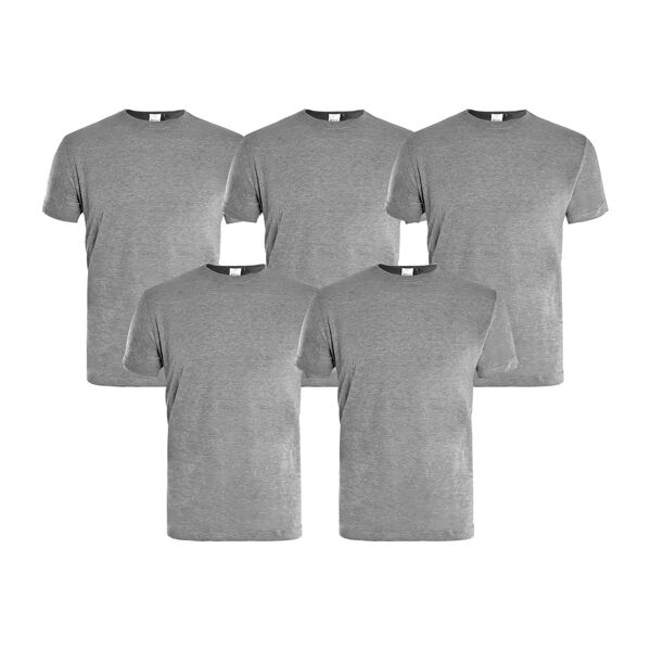 kapriol 5 t shirt manica corta  taglia l colore grigio