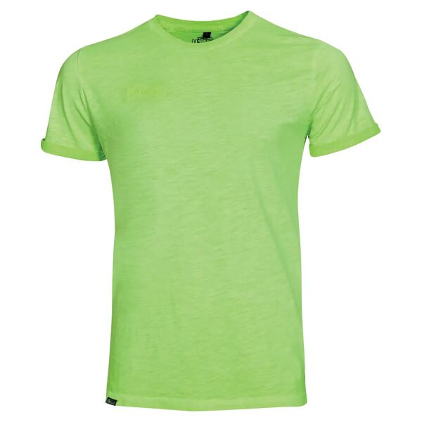 u-power set bermuda e t-shirt  taglia xxl fluo summer nero giallo