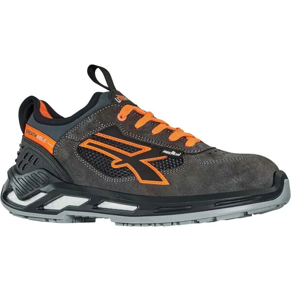 u-power scarpa antinfortunistica 36  ryder bassa classe s1p src esd grigia nera arancio