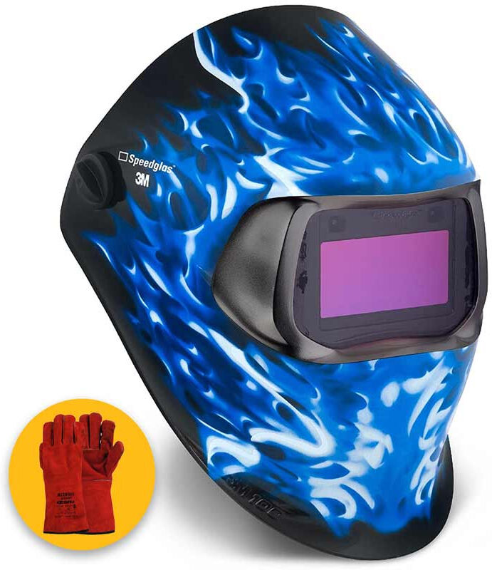 3M Speedglass Ice Hot 100V - Maschera per saldatura con filtro autoscurante DIN 8-12