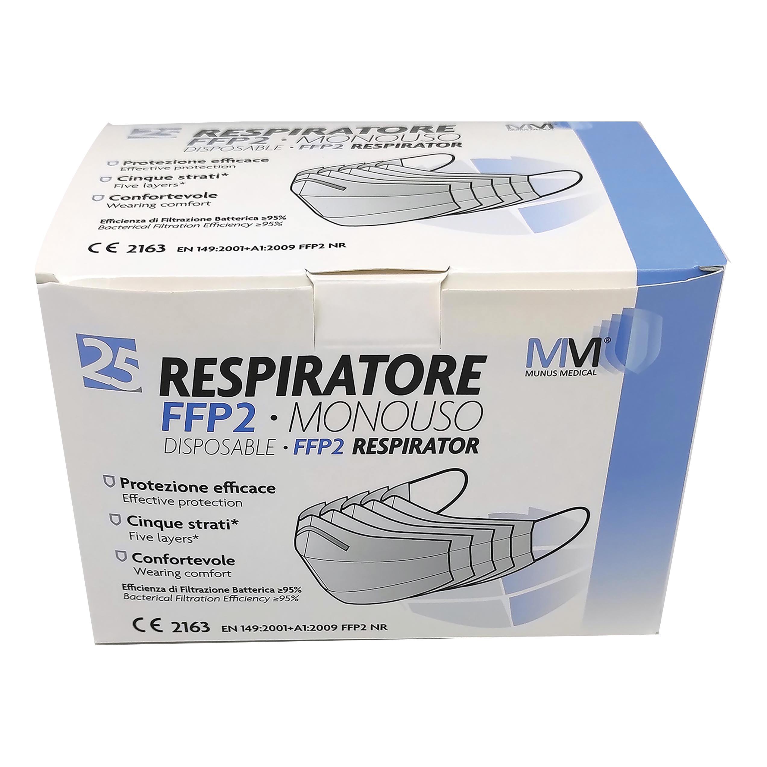 Munus International Srl Munusmed Respiratore Ffp2 25pz