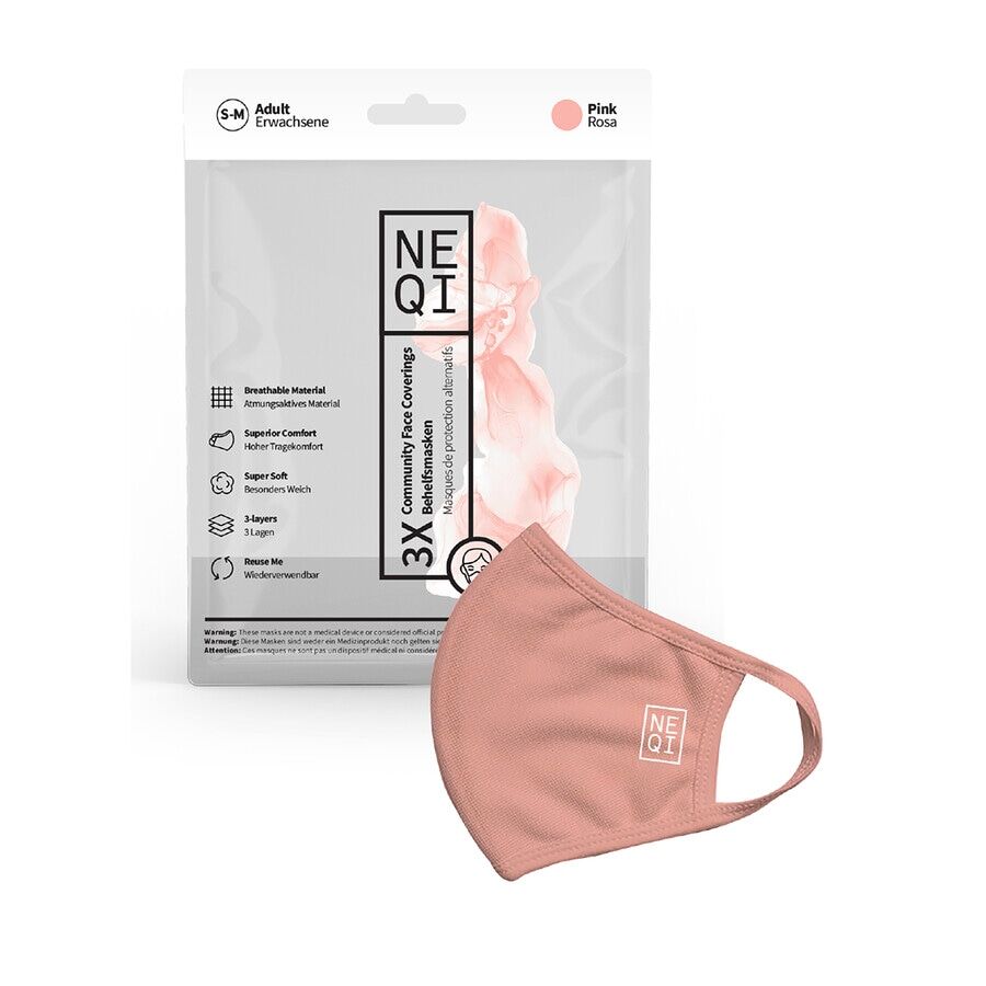 NEQI Community Face Coverings, S-M Set Mascherine