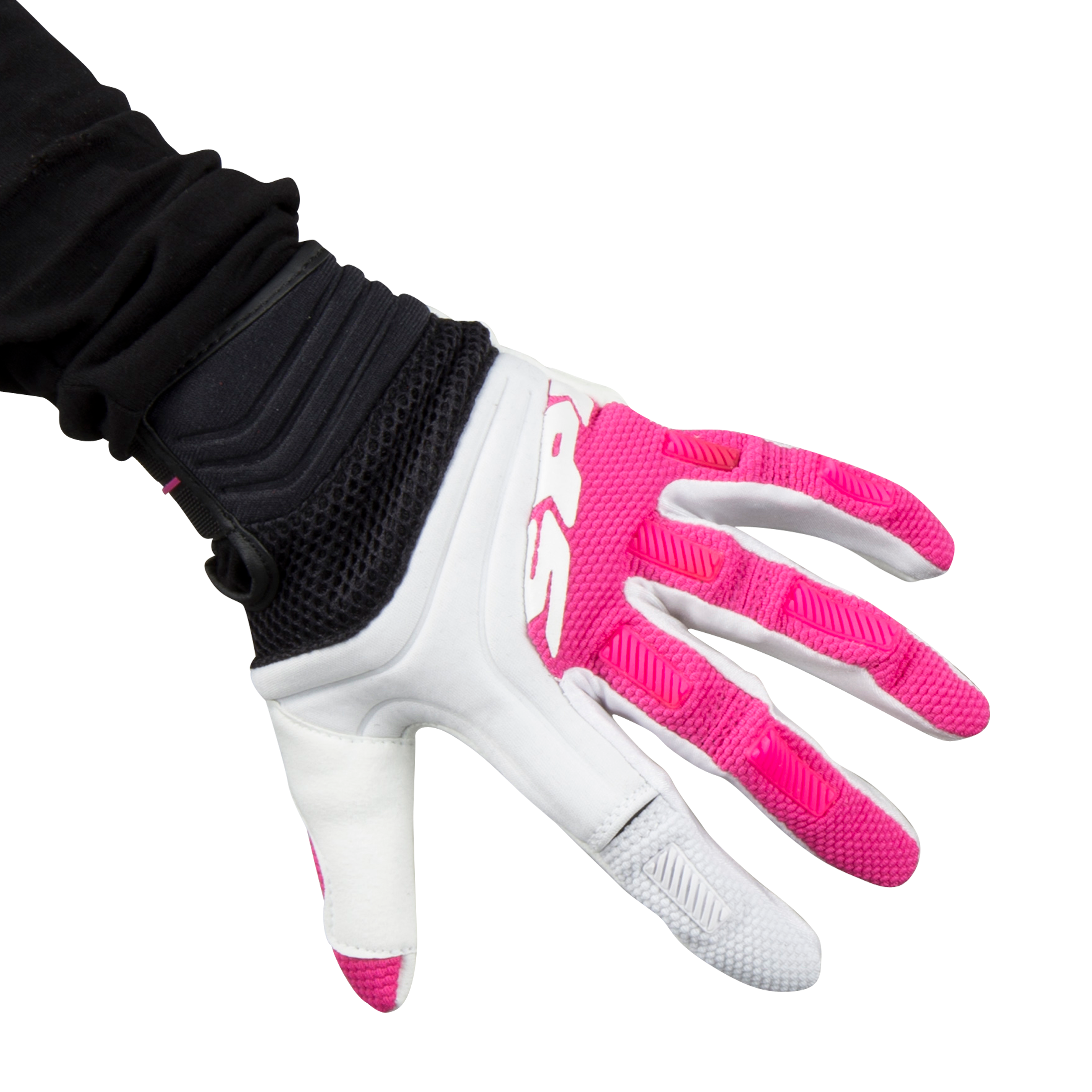 Spidi Guanti donna  Mega-X Nero-Fucsia