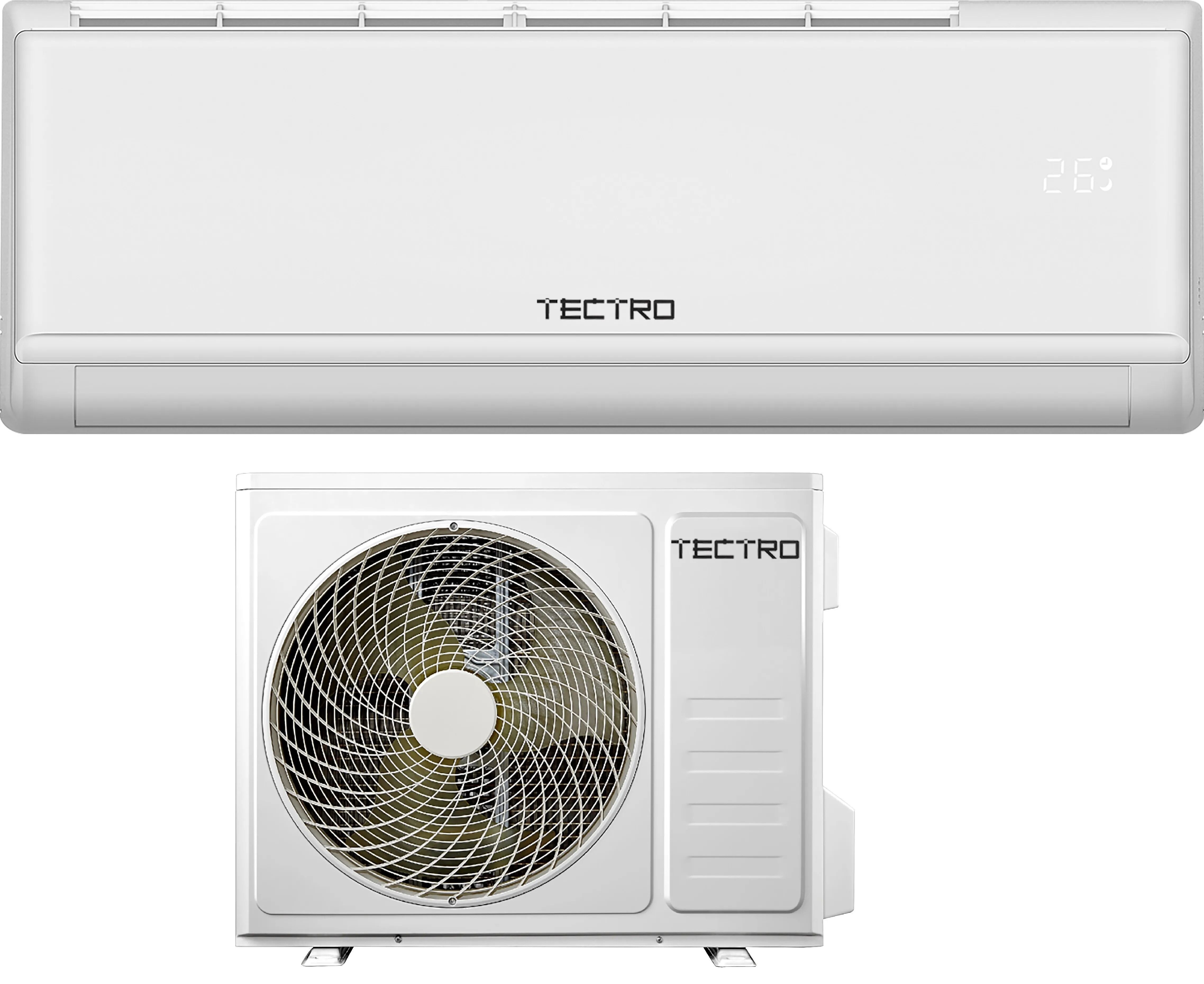 Condizionatore Inverter Tectro Ts 1225 Monosplit 9000 Btu Seer 6,3 Scop 4 R32