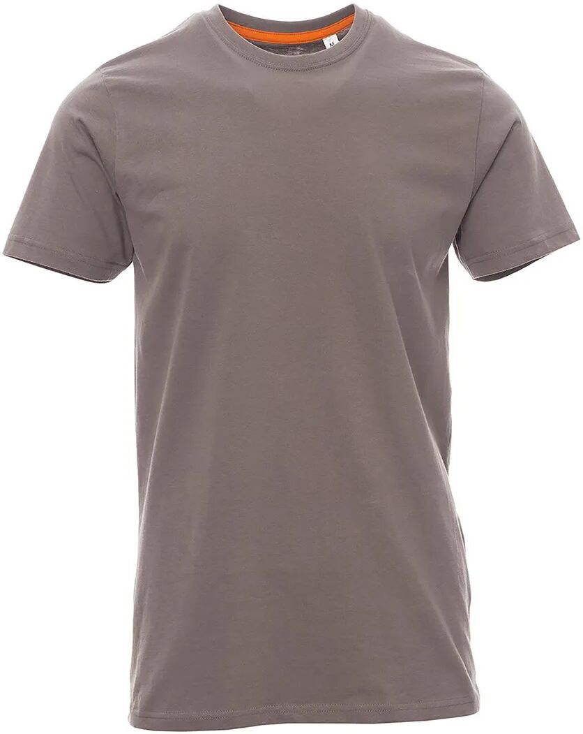 5 T Shirt Manica Corta Taglia M Grigio 100% Cotone