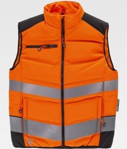 Workteam 100 Gilet imbottito alta visibilità classe 1 neutro o personalizzato